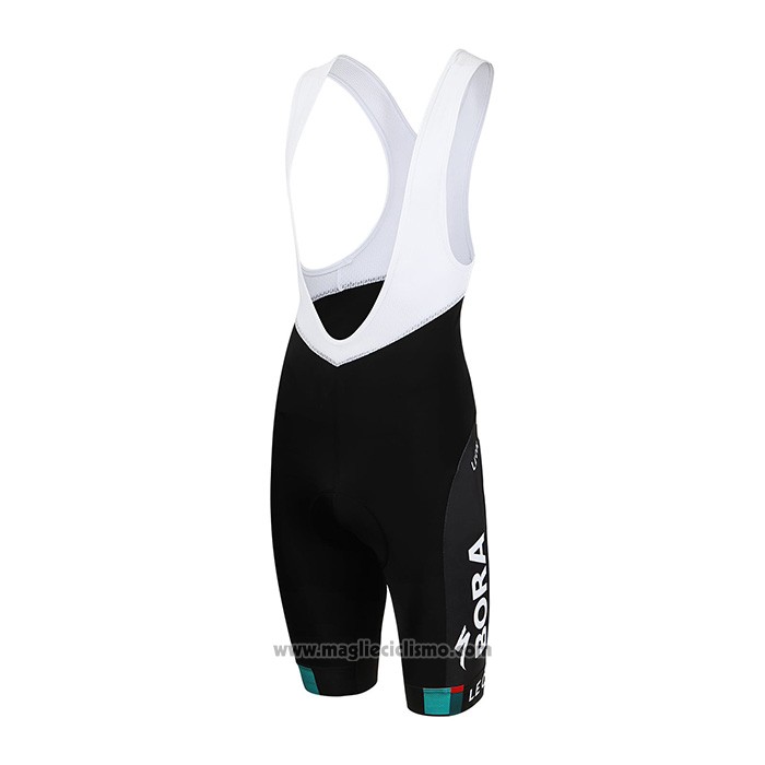 2022 Abbigliamento Ciclismo Bora-Hansgrone Verde Bianco Manica Corta e Salopette